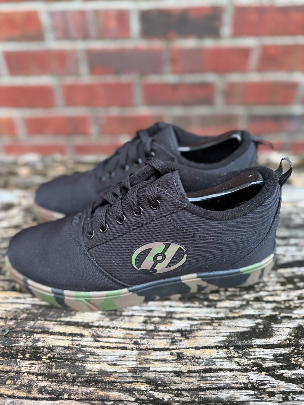 Heelys Men’s Pro 20 Lifestyle Black Canvas w/ Camo Soles Sz 7 Skate Shoes X2 - Picture 15 of 15